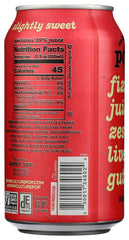 Culture Pop Soda Probiotic Watermelon close-up reveals vibrant color and crisp carbonation for refreshment