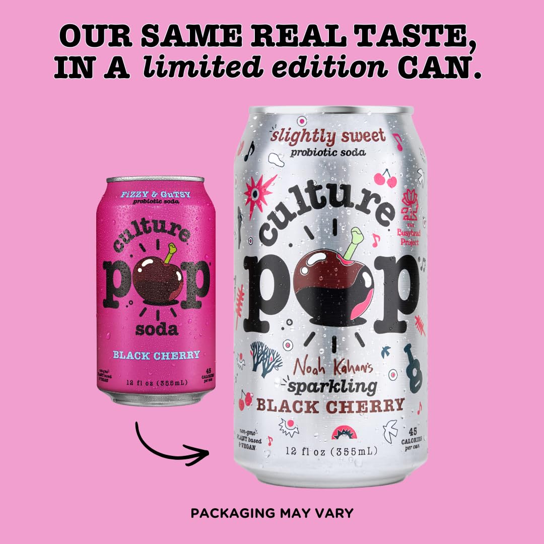 Culture Pop shelf-stable packaging demonstrates convenient room-temperature storage.