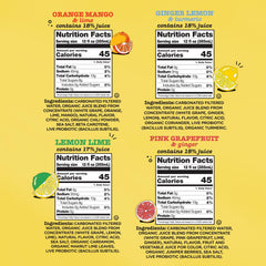 Culture Pop bottle close-up highlights bold zest and real fruit sweetness.