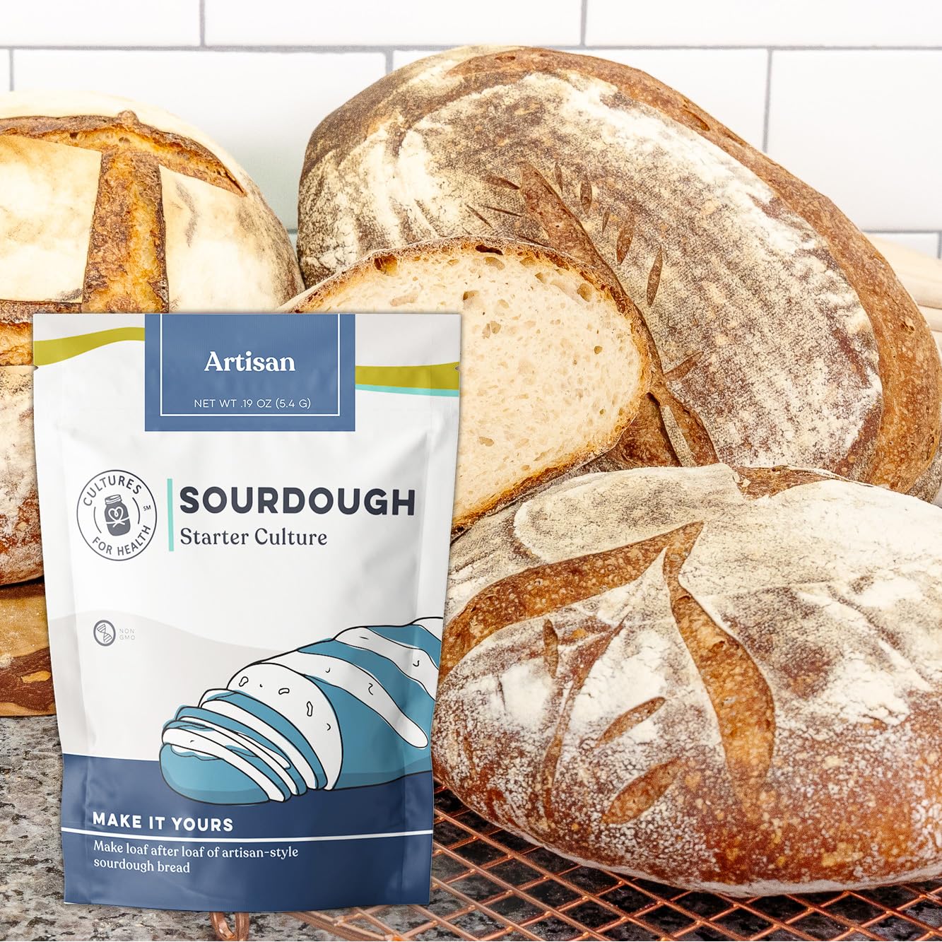 Cultures For Health artisan starter: versatile for classic and artisan loaves