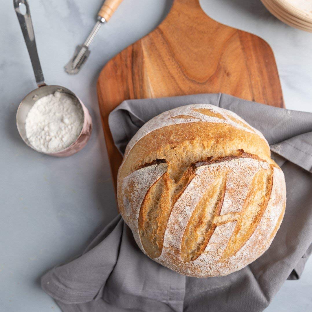 Cultures For Health gluten free sourdough starter baking setup for success.