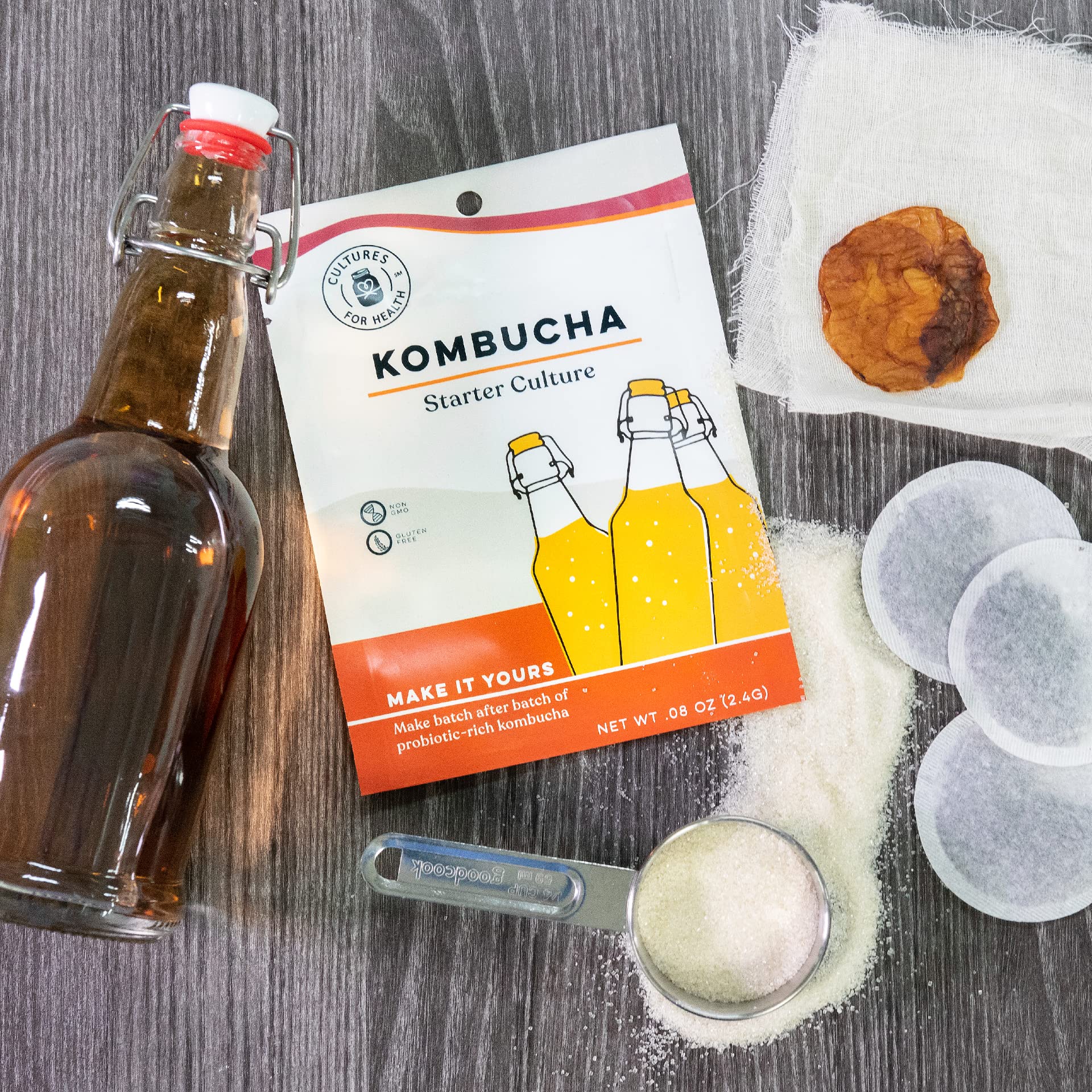 Cultures For Health pH test strips included for monitoring fermentation