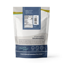 Cultures For Health sourdough starter feeding scene shows easy rehydration and care for reliable loaves.