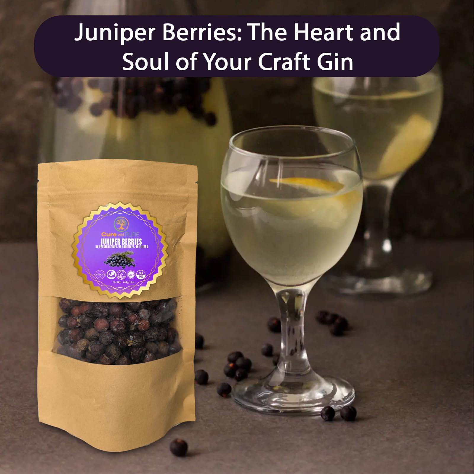 Cure wid Pure wild-harvested juniper aromas elevate soups and stews