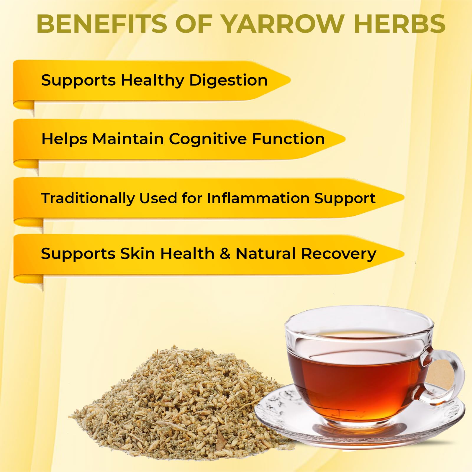 Cure wid Pure organic yarrow farm harvest illustrates sustainable sourcing.