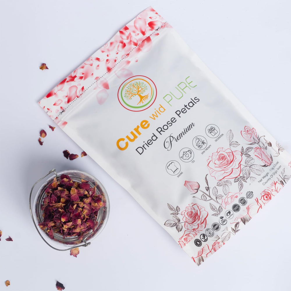 Cure Wid Pure edible rose petals are non-GMO and gluten-free