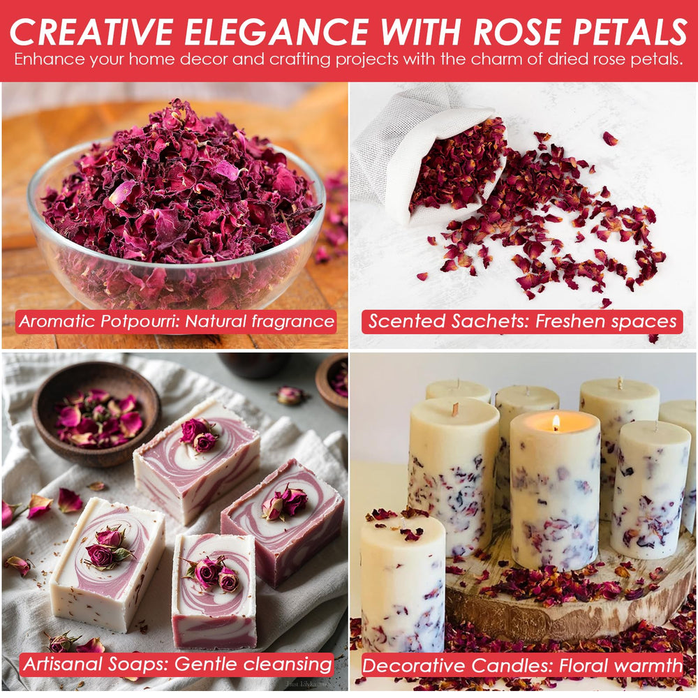 Cure Wid Pure rose petals packaging shows resealable bag and freshness