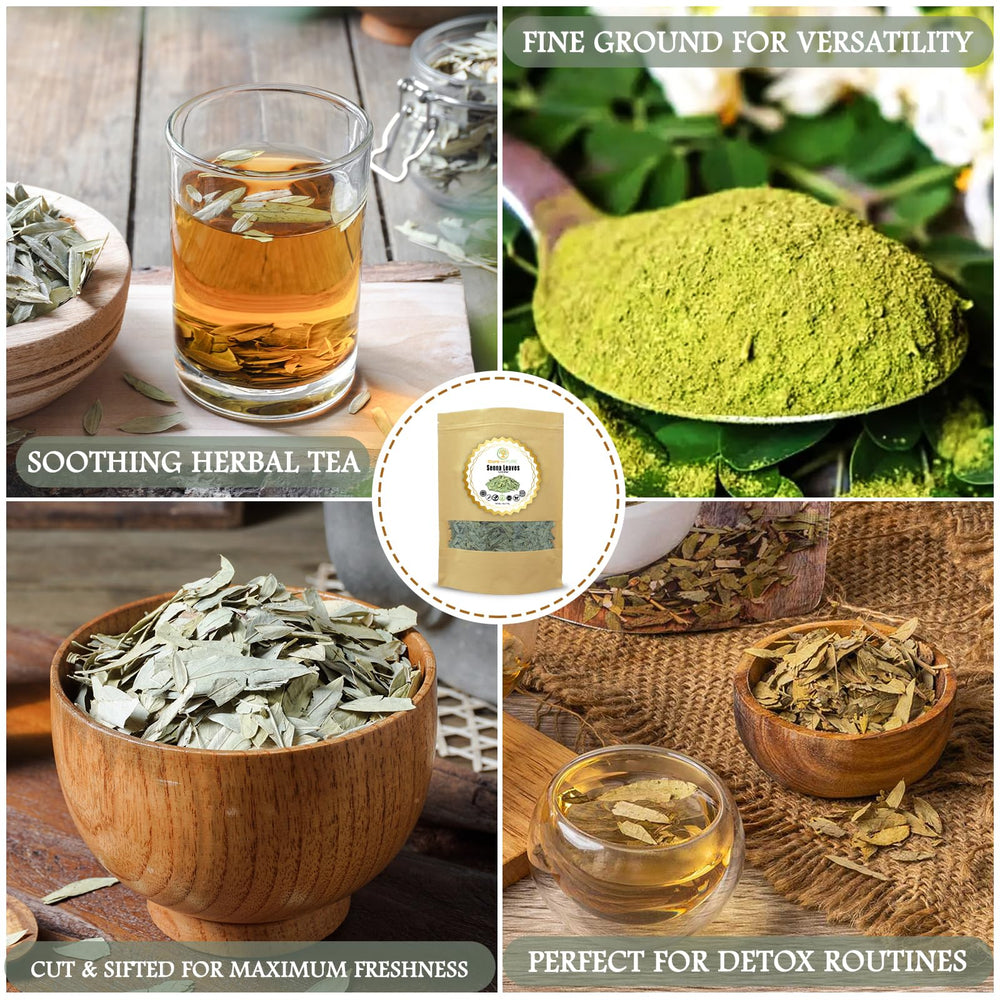 Aromatic dried senna leaves ready for your daily tea routine and rituals.