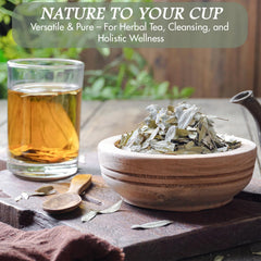 Steeped senna tea in a cup, highlighting a soothing, caffeine-free ritual.