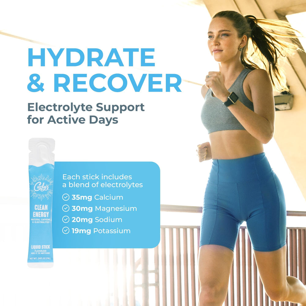 Label shows UV-filtered water inside Curly's sticks for purity