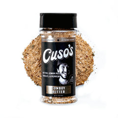 Cuso Cuts Cowboy Butter Seasoning bottle pour for grilling and flavor