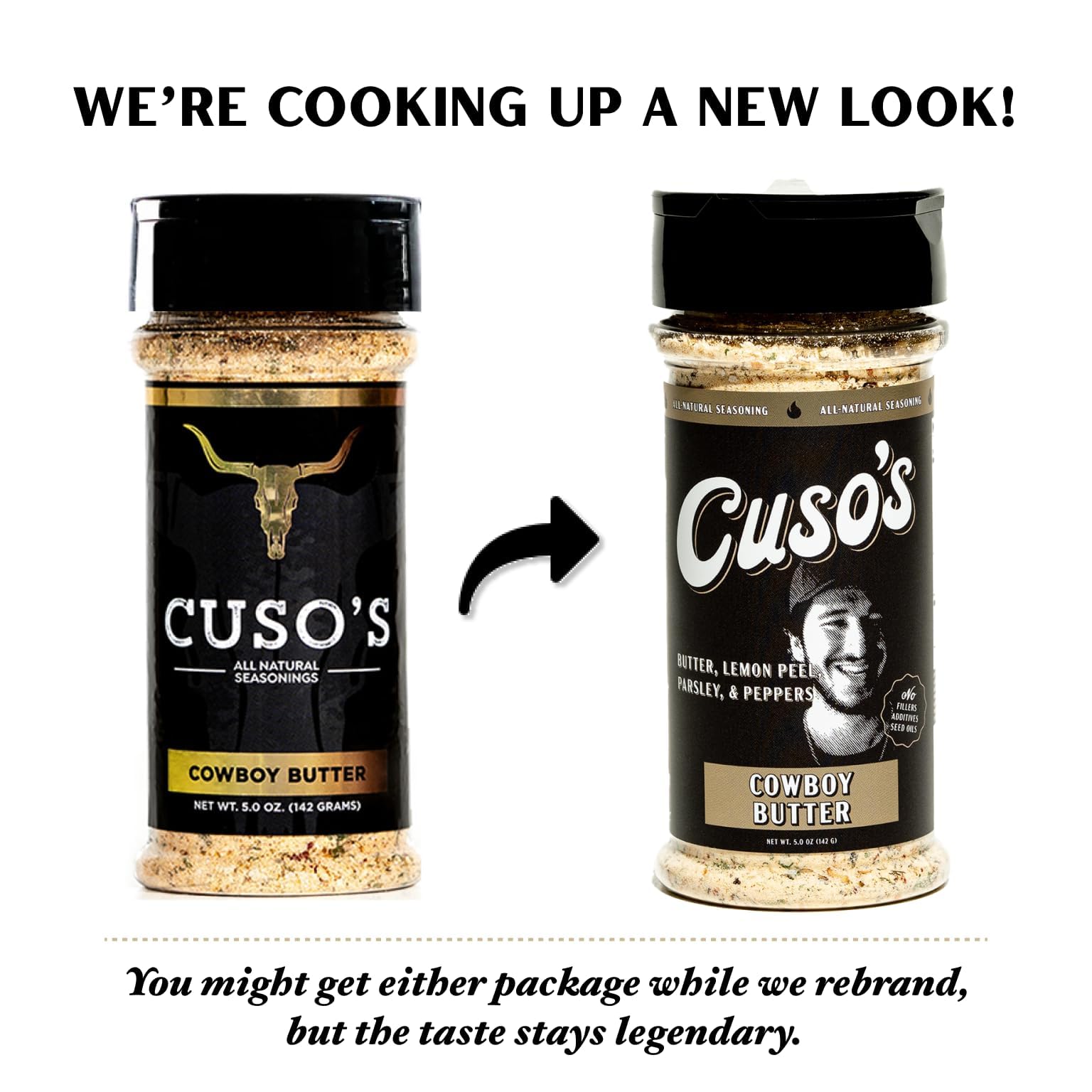 Cuso Cuts Cowboy Butter Seasoning elevating a gourmet dish with herb notes