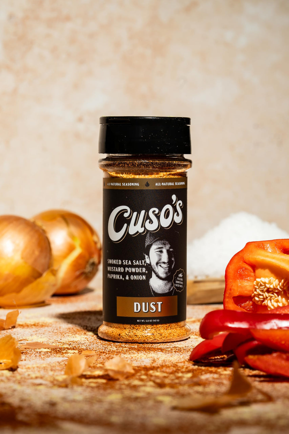 Cuso Cuts Dust pork ribs smoked with rub develop deep, caramelized glaze