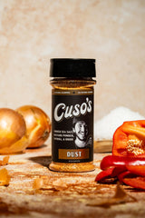 Cuso Cuts Dust pork ribs smoked with rub develop deep, caramelized glaze