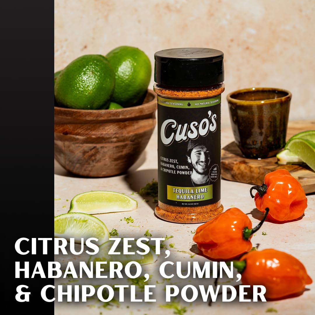 Cuso Cuts Tequila Lime Habanero rub on beef showcases smoky-sweet aroma