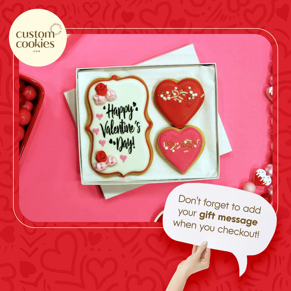 Nut-free vanilla cookies from Custom Cookies, suitable for gifting to many.