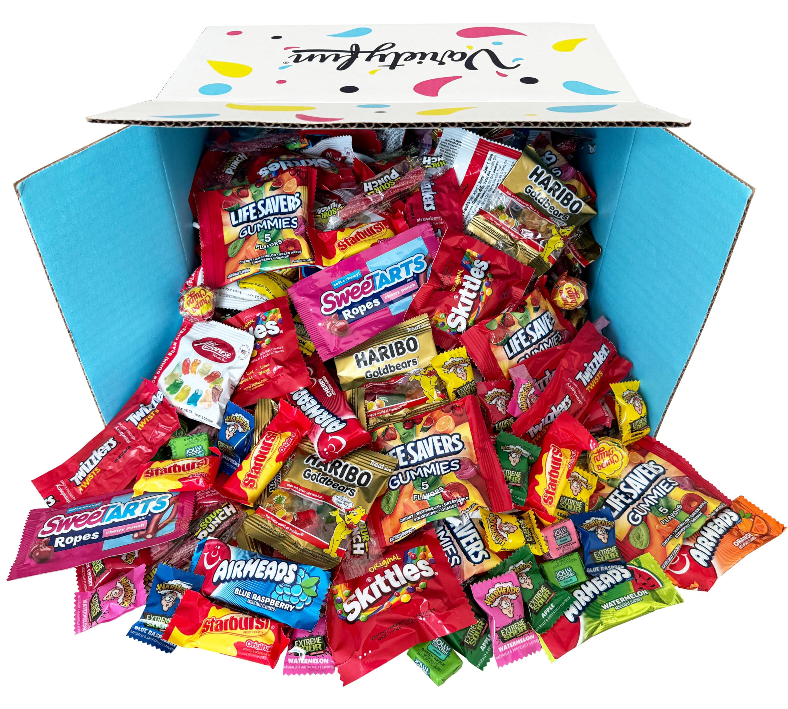 Custom Varietea starburst and skittles bundle for party sharing