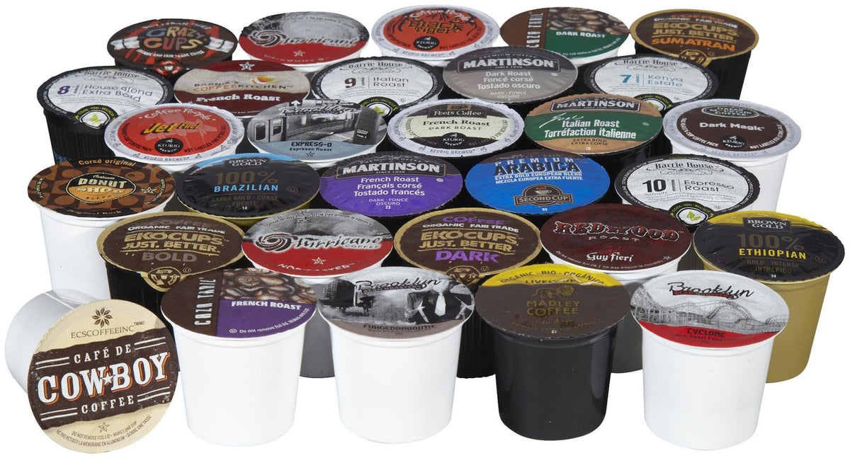 Custom Variety Pack coffee pod dark roast bundle for Keurig – bold mornings and convenient single-serve cups.