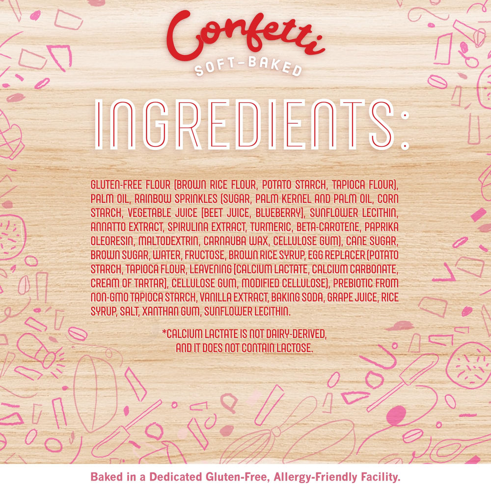 Cybele's Free To Eat vegan soft-baked cookies close-up, showcasing tender texture.
