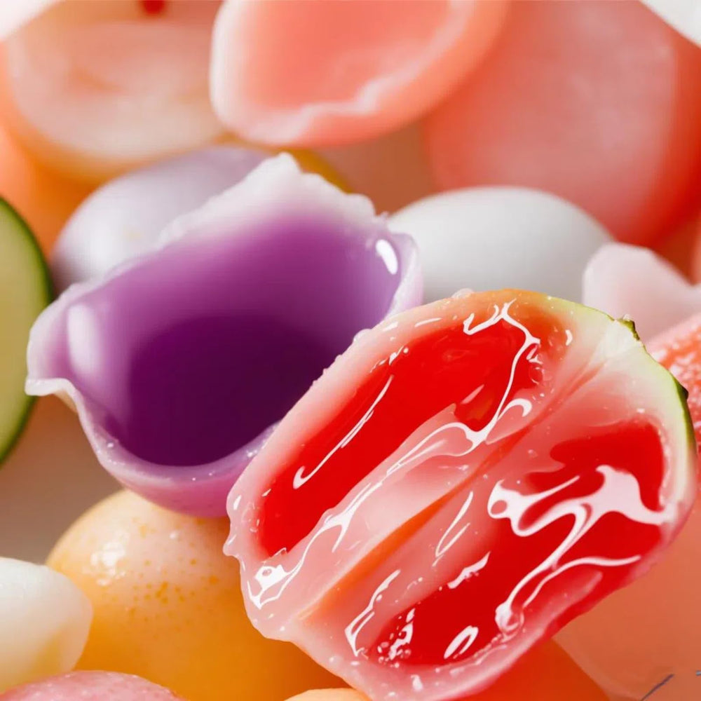CYHJTCHS chewy wax candies vibrant colors, eye-catching party treat.