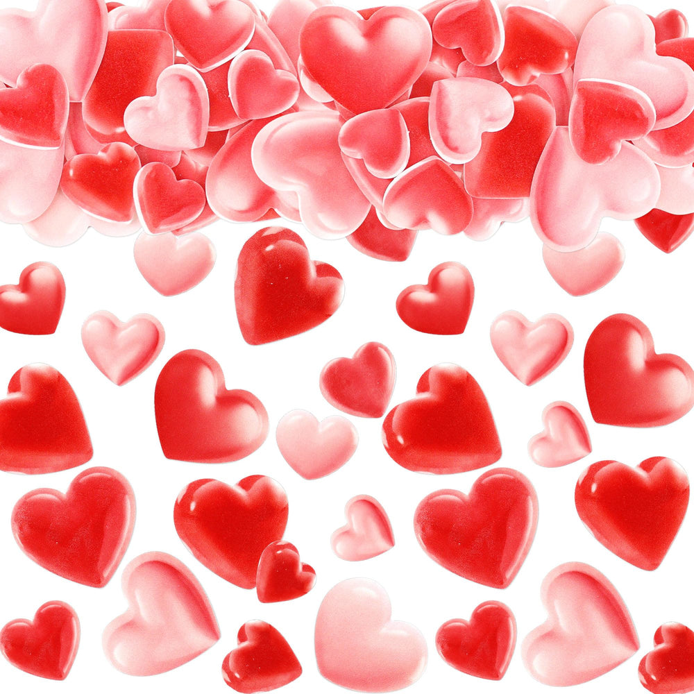 Cyodoos edible heart toppers assembled for quick cupcake decorating