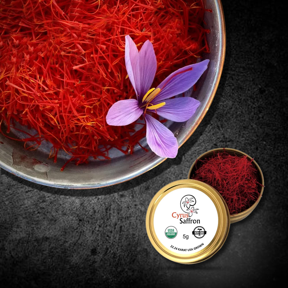 Cyrus Saffron infusion-ready threads simplify cooking and color release.