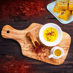 Cyrus Saffron Spanish Aragon origin offers premium aroma for seafood.