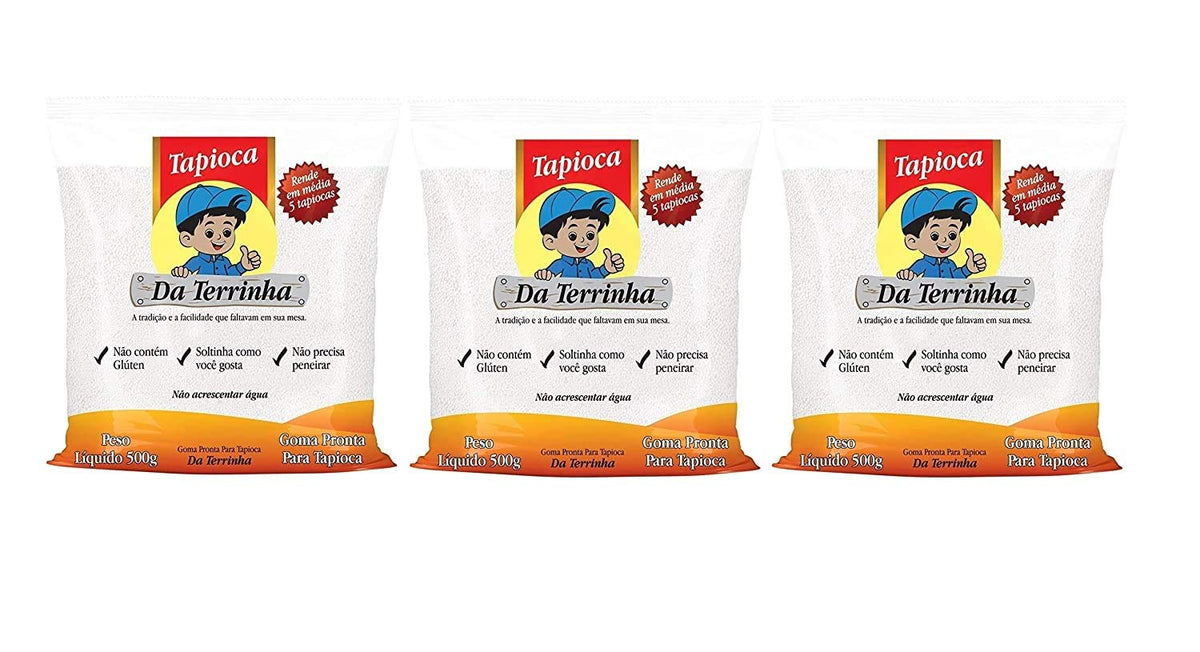 Da Terrinha hydrated tapioca pack ready for quick tapioca crepes and natural snacks.