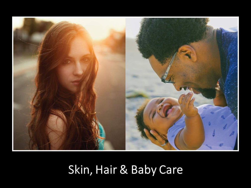 DAANA peanut oil skin and hair care focus emphasizing vitamin E benefits for skin