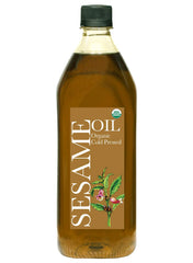 DAANA sesame oil bottle front view, ideal for cooking flavor enhancement.