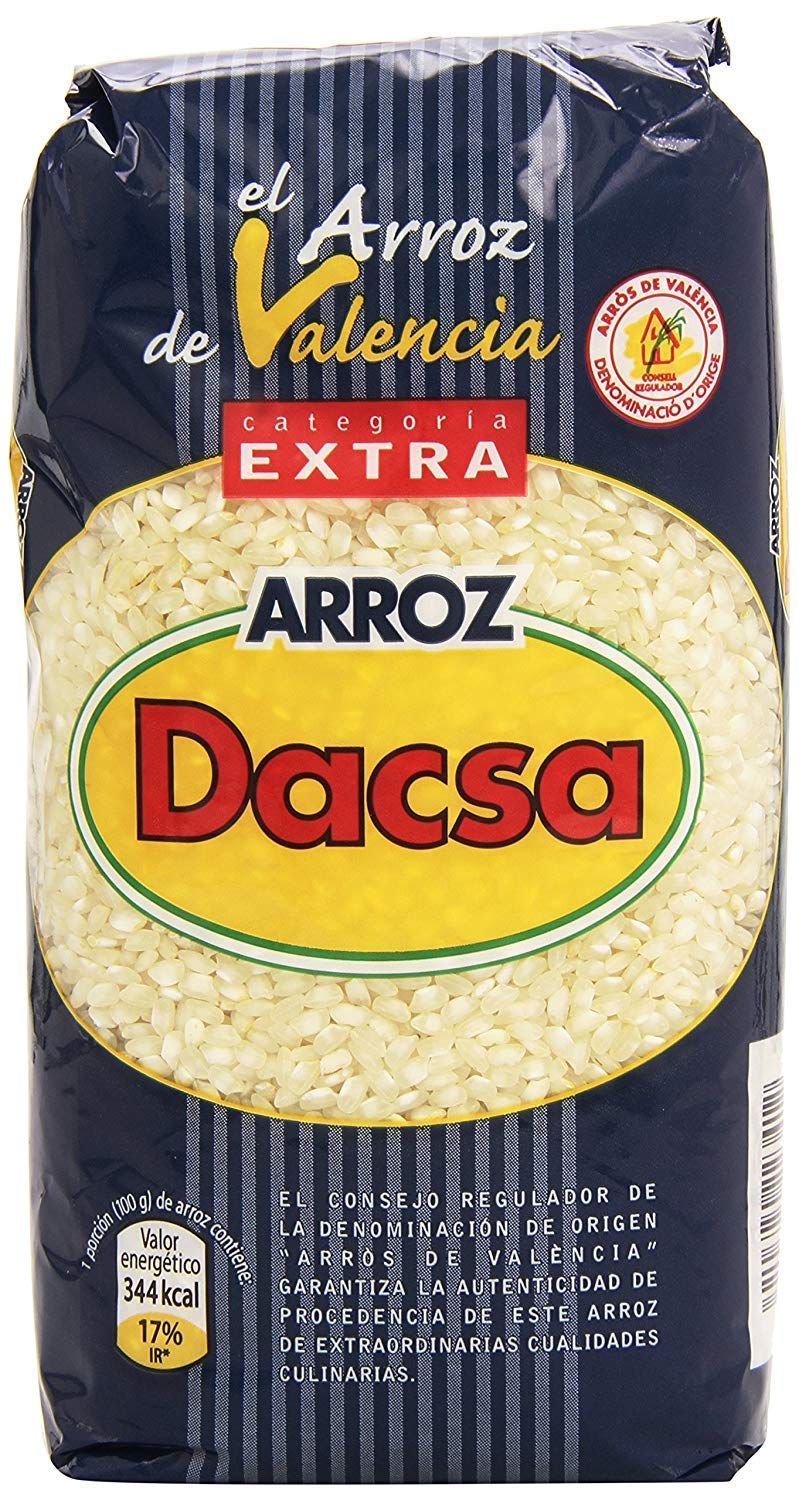 Dacsa Round Rice Valencia cooking setup, easy-to-use rice for weeknight meals