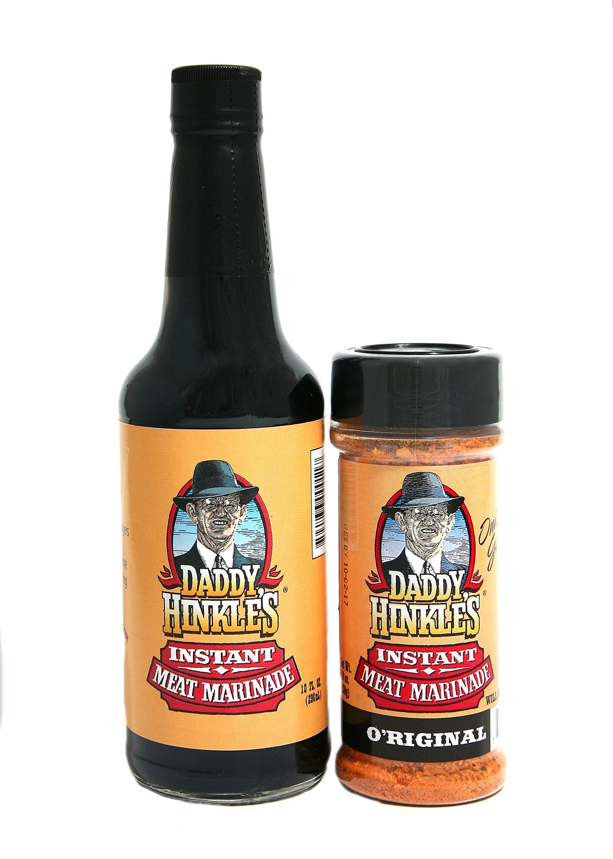 Daddy Hinkle's Marinade 2 Part Set Original bottle for flavorful grilling