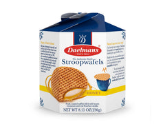 Daelmans Stroopwafels with honey filling, soft caramel cookie for a cozy snack