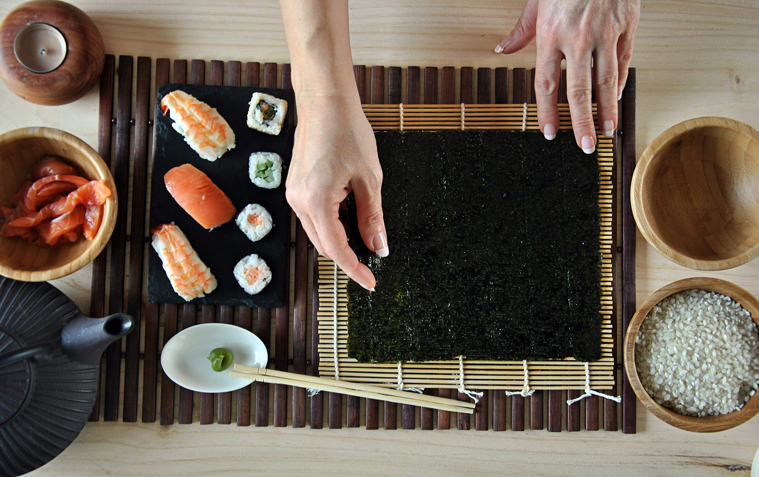 DAGAGAM sushi nori closeup crisp edges ideal for rolling