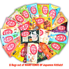 DagashiyaBox KitKat green tea close-up highlighting regional flavors.