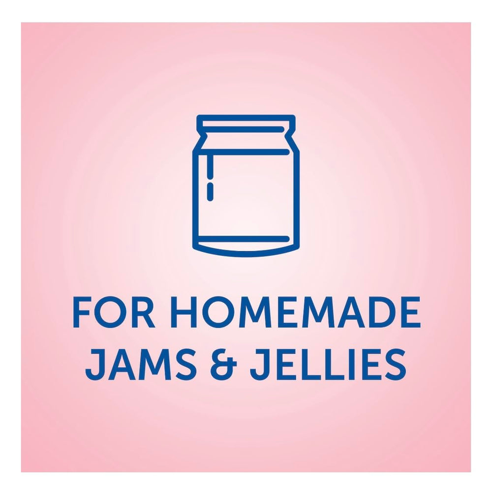 Daily Gemz Sure Jell jam jars scene shows berry preserves forming