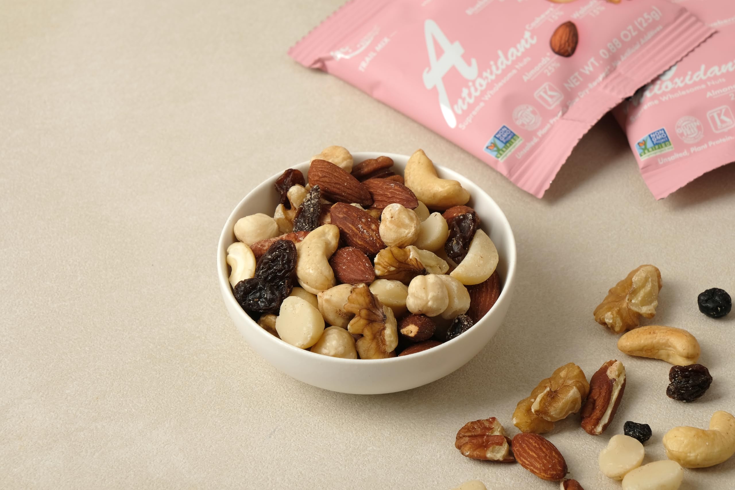 Hiking-friendly Daily Gourmet Nuts snack packs for outdoor adventures