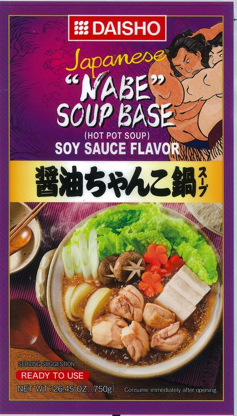Daisho Nabe soy sauce base bottle for rich, savory hot pot broth.