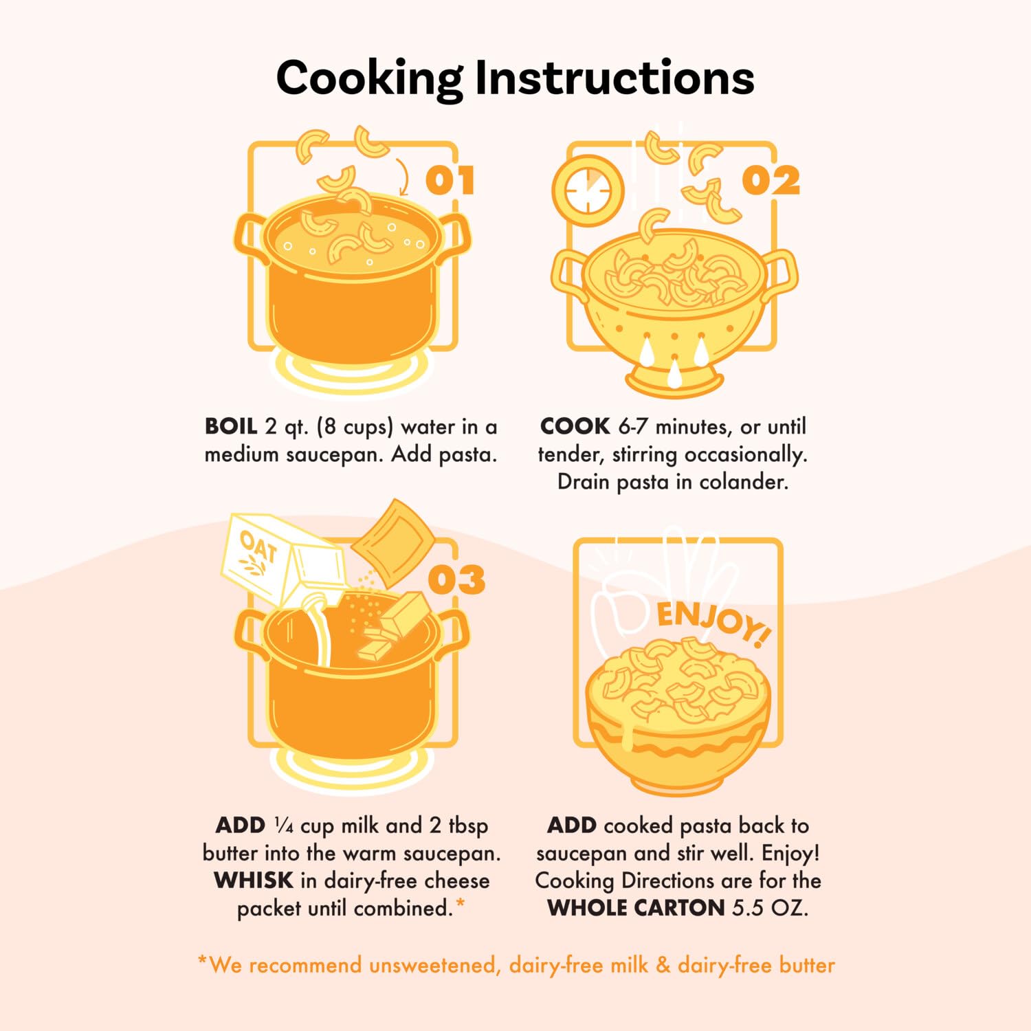 Daiya dairy-free cheddar mac kitchen dish ready in minutes.