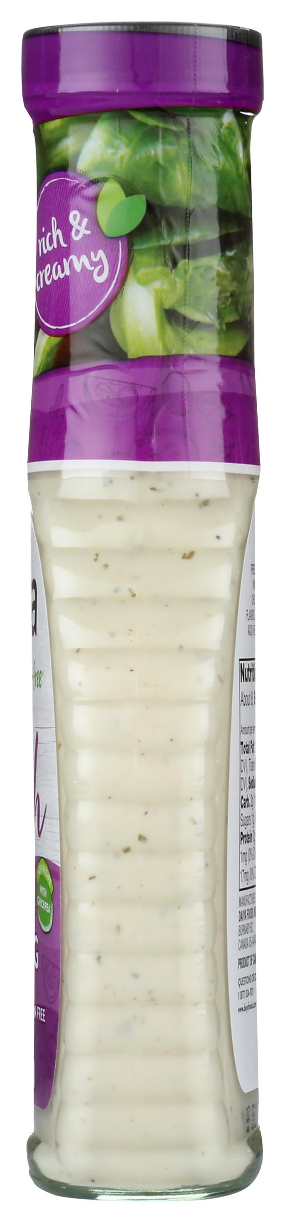 Daiya Homestyle Ranch Dressing ingredient list notes non-GMO, no artificial colors