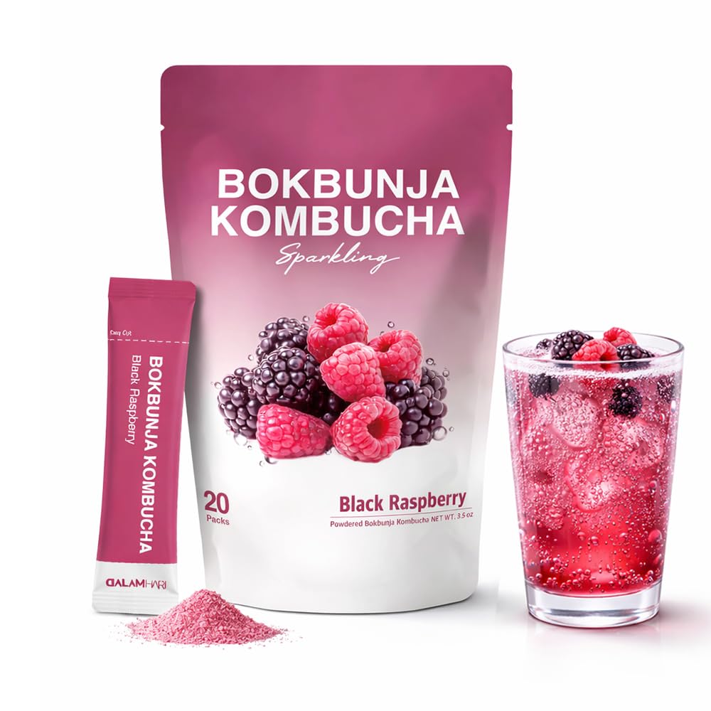 DALAMHARI front-label packaging for quick probiotic refreshment.