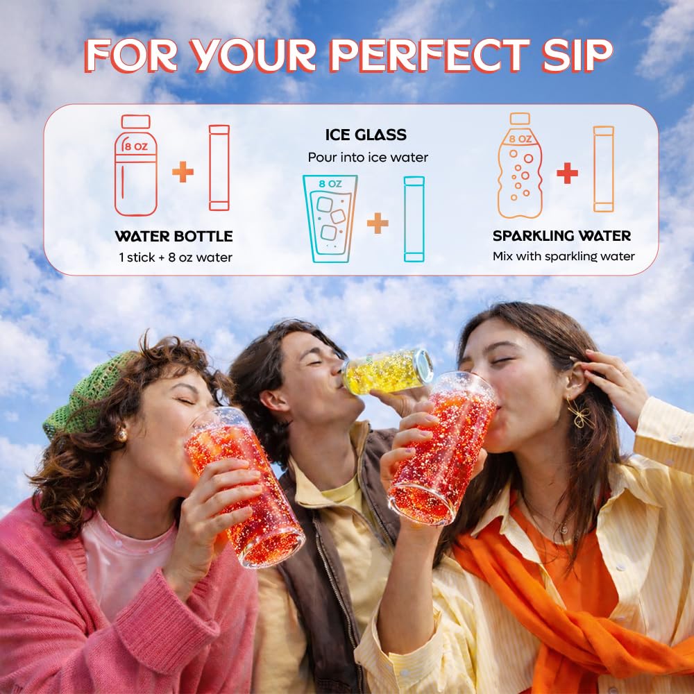 DALAMHARI sparkling probiotic drink setup highlights quick mixability.