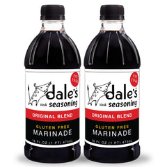 Dale's Original Steak Seasoning bottle front boosts grilled beef flavor.