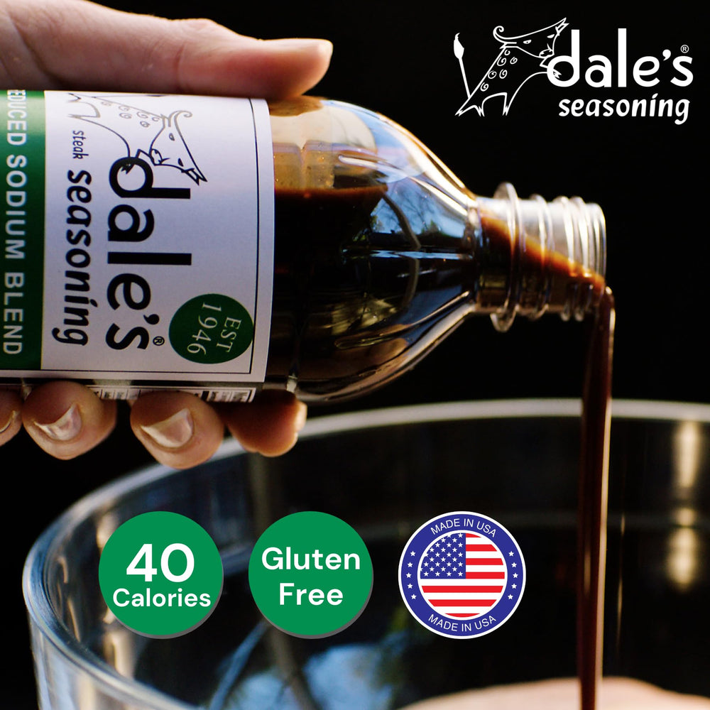 Dale's steak seasoning instant flavor infusion bottle seasons fast with no long marinating.