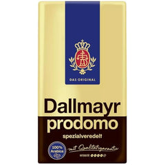 Dallmayr Prodomo arabica highland beans close-up showing premium beans