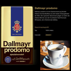 Brewing Dallmayr Prodomo for a bright morning routine