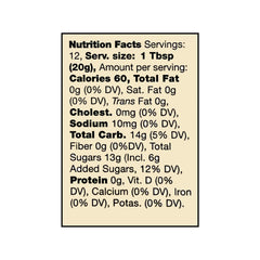 Dalmatia Fig Spread ingredients label highlights natural, non-GMO ingredients.
