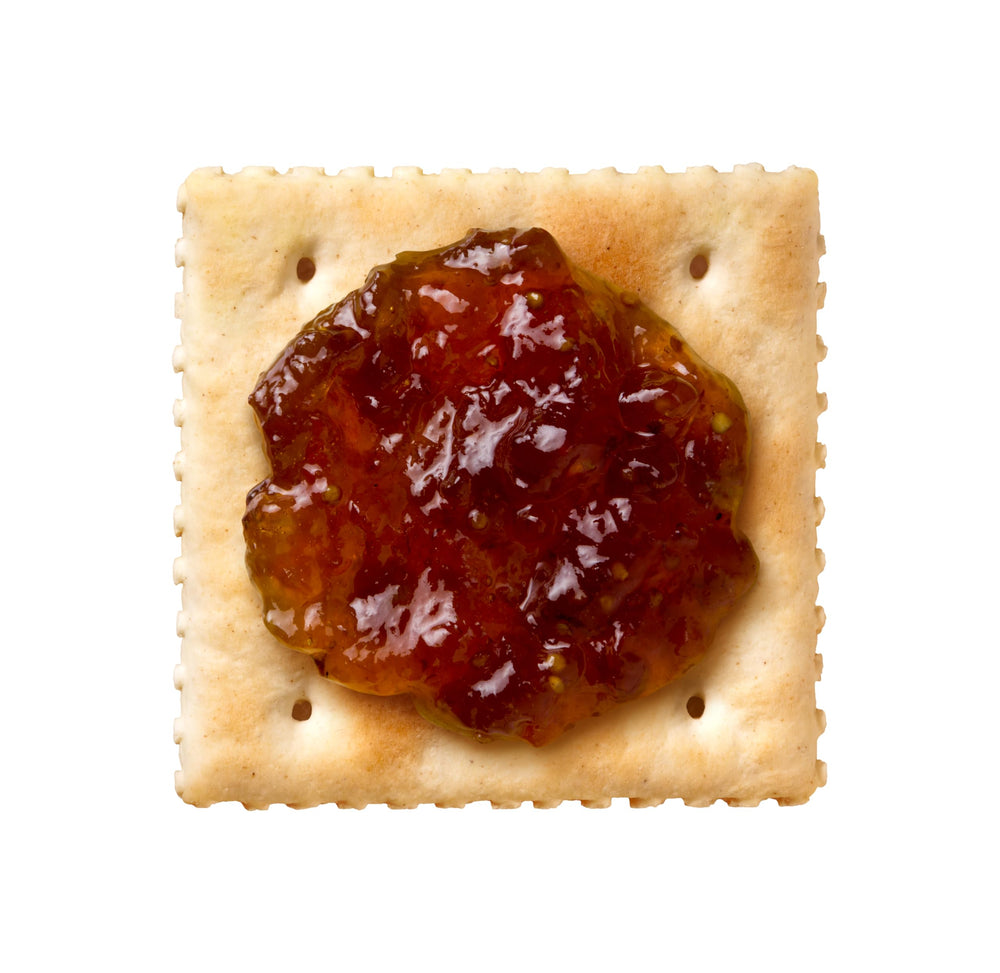 Dalmatia fig spread on toast, a sweet, savory breakfast option