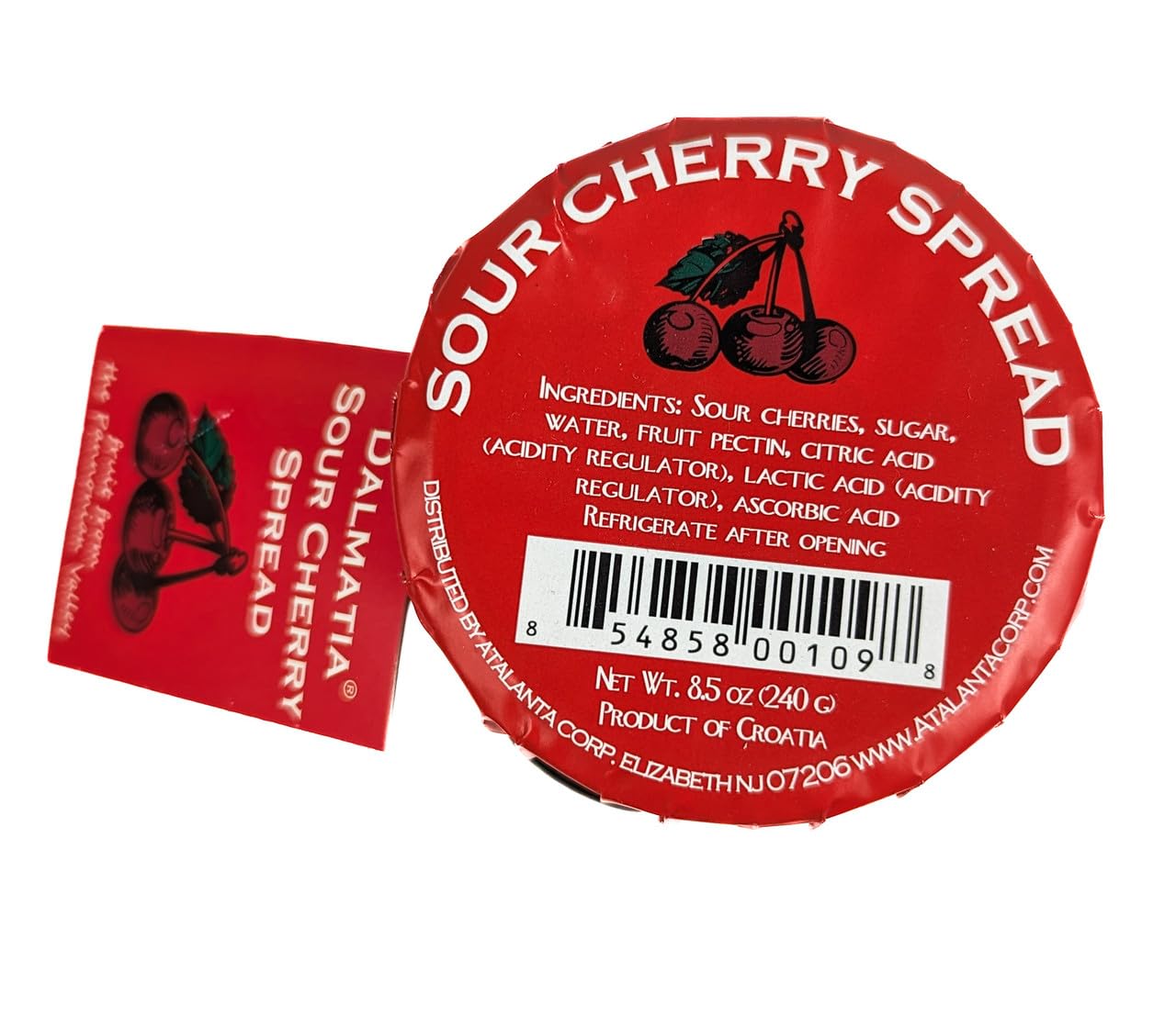 Dalmatia Sour Cherry Spread on yogurt or toast for a breakfast flair