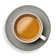 Dammann Freres chamomile tea steeping process in a cup